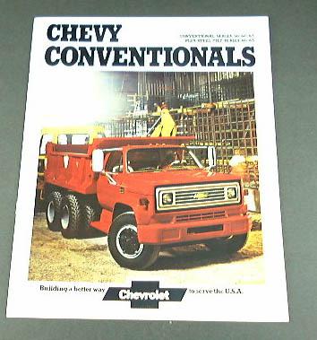 1973 73 chevrolet chevy conventional truck brochure