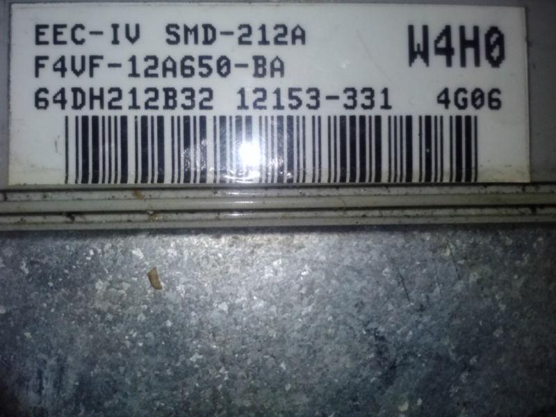 1994-1995 Mustang GT ECM / PCM Computer W4HO, US $100.00, image 2
