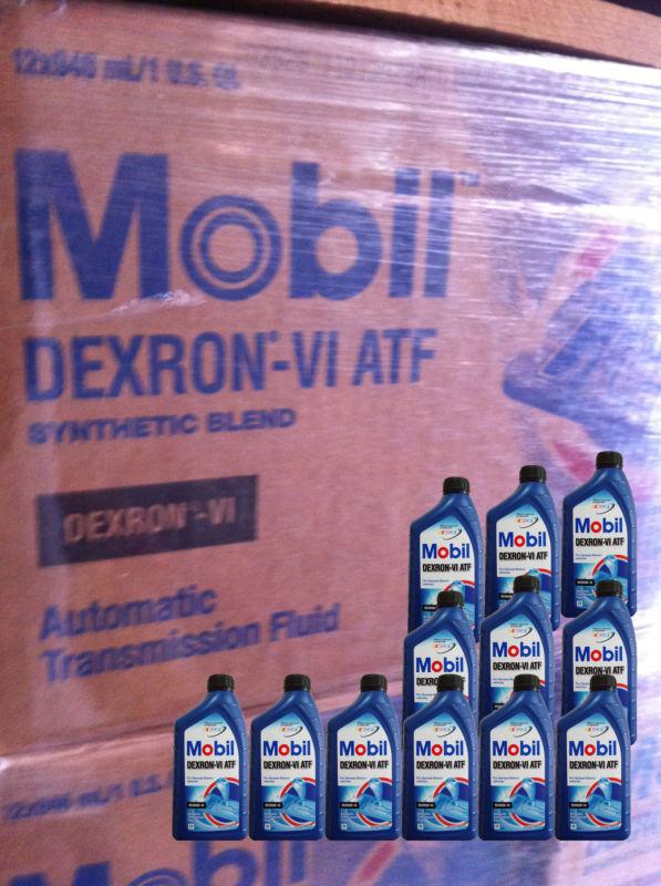  mobil atf dexron-vi (1 case of 12 quarts) 103529- one case
