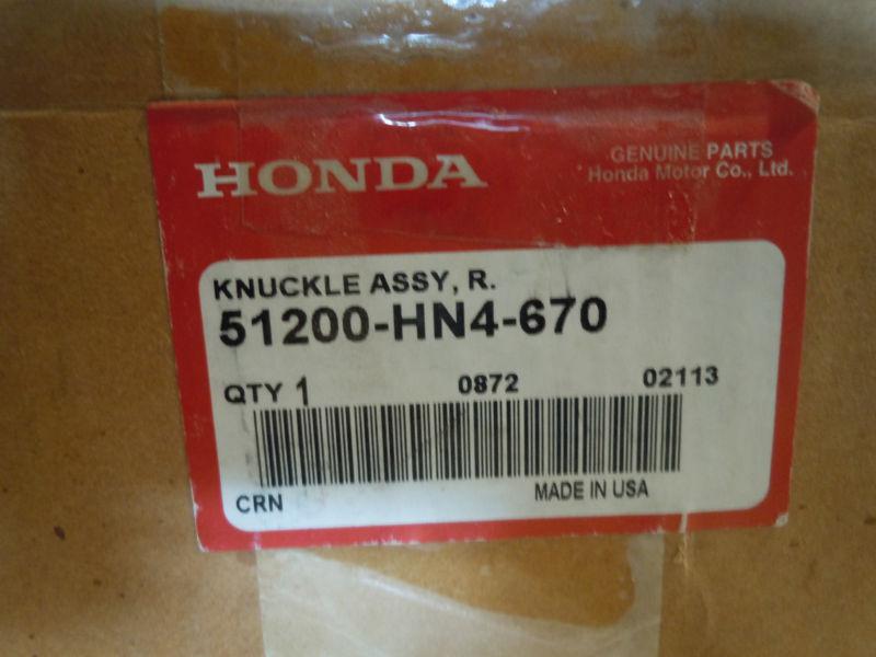 H04 51200-hn4-670 rt. knuckle assembly honda trx350te  tm 2000  2006