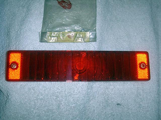 1966 amc rambler american tail light lens nos