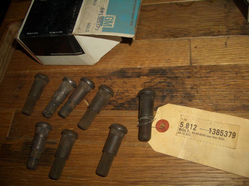 1968 1969 1970 buick nos front and rear wheel hub bolts rivera electra