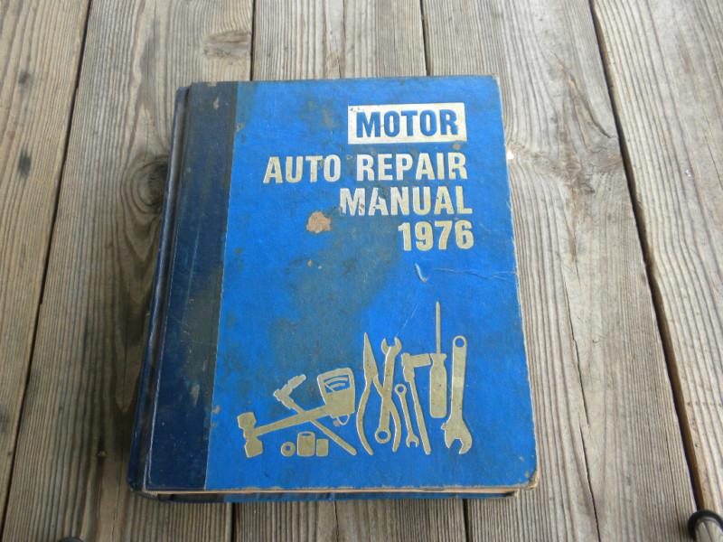 Motor auto repair manual 1976