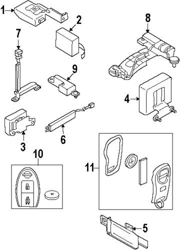 Nissan 285e3em31d genuine oem factory original transmitter