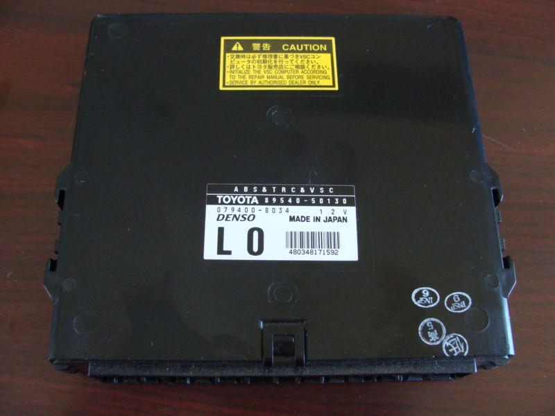 01-04 lexus ls430 ls 430 abs trc vsc control unit module 89540-50130