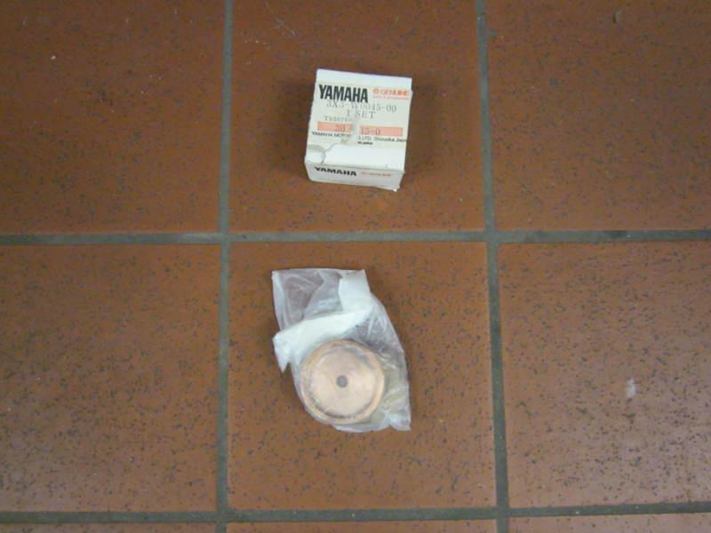 Yamaha tri moto 125 1980-82 rear wheel brake pad set 