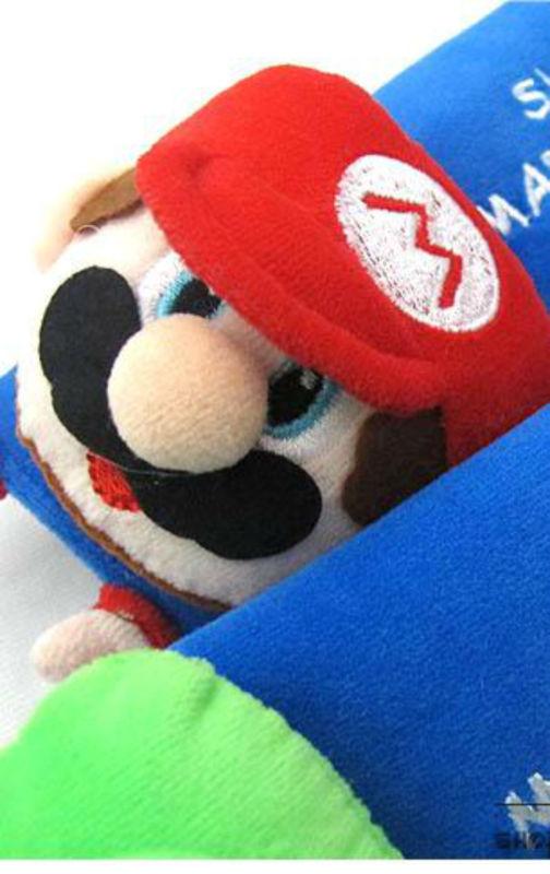 Luigi & Mario Design Cute Car Decoration Seat Belt Cover Car Use Baby Cart Use, US $0.99, image 2