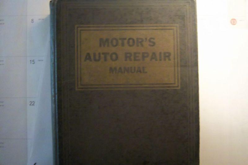 Purchase Motor's Auto Repair Manual 1949 TO 1957 20th Edition in Dayton