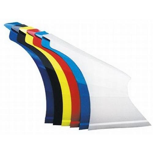 New oval track formed plastic nose, right chevron blue