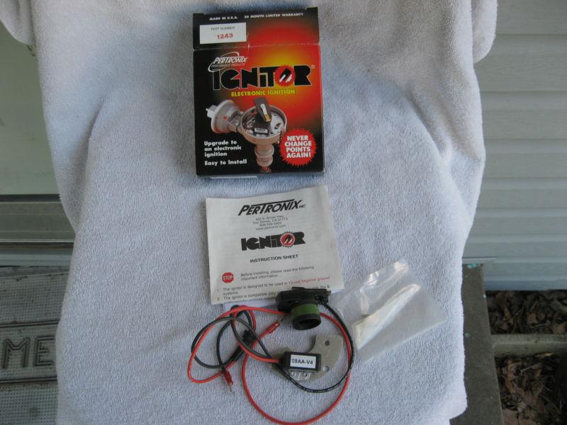 Nos ignitor electronic ignition/marine ford motorcraft 4cyl engine/part # 1243