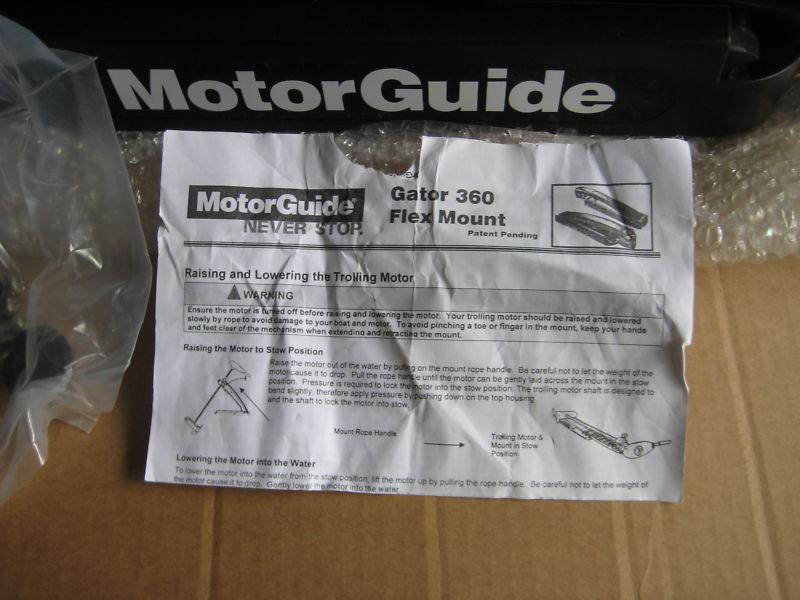 motor guide gator mount 360 flex new  , US $140.00, image 2