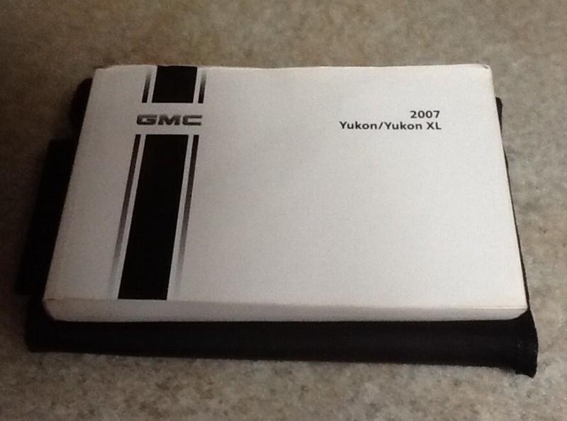 2007 07 gmc yukon / yukon xl owners manual