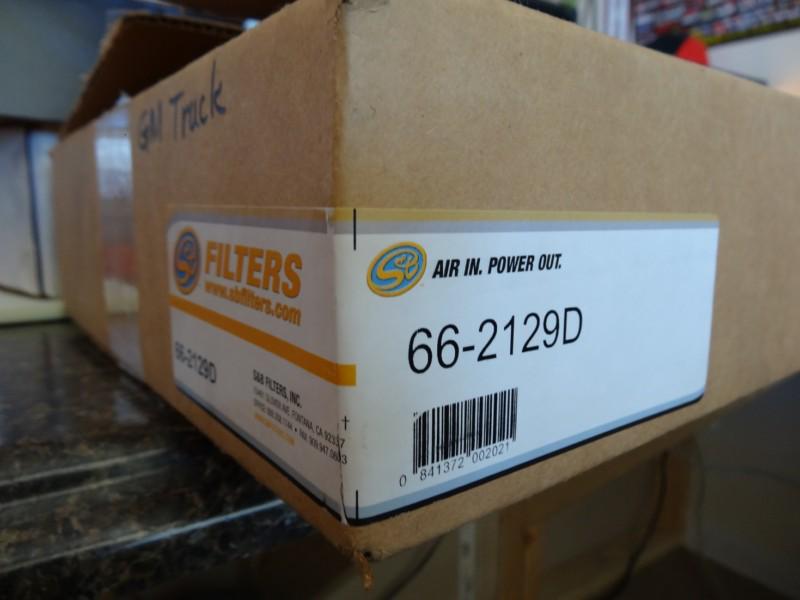 S&b high flow air filter 2001-2007 chevrolet gmc silverado sierra 66-2129d