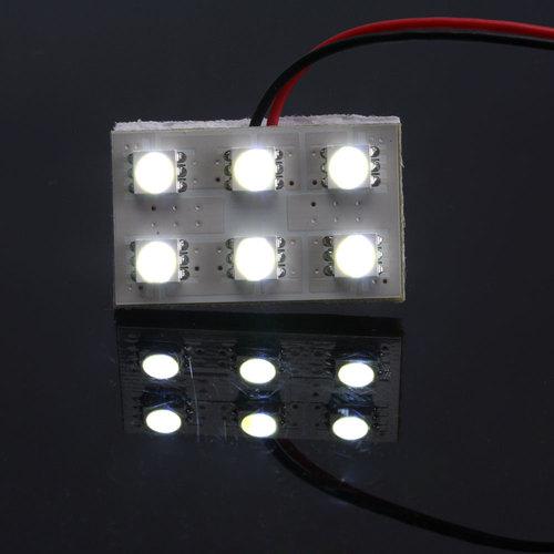 New 4 X T10/194 Ba9s Car Light 5050 SMD 6 LED Interior Dome Festoon Door Lamp, US $11.99, image 4