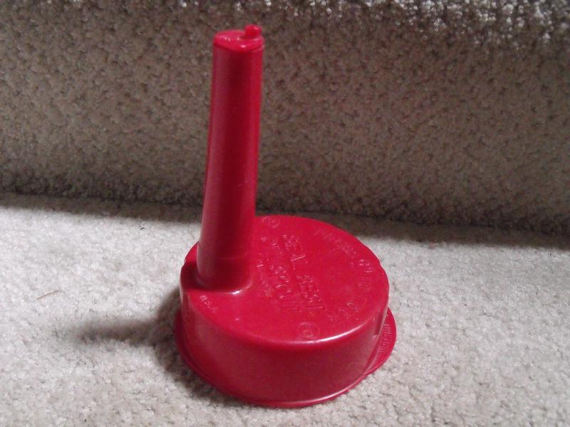 *new* nos vintage red seal best oil spout fits one quart oil or additive can