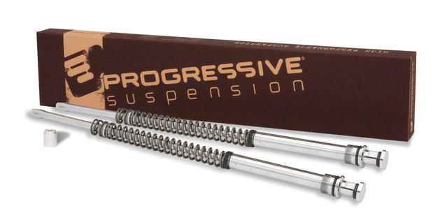 Progressive mono-tube cartridge and spring kit lowered harley flstse cvo 2010