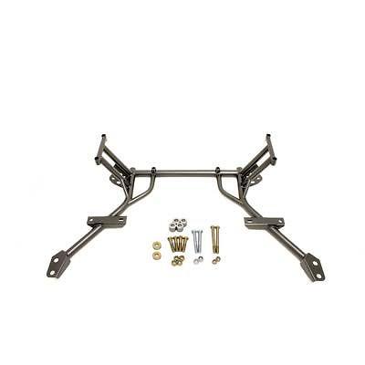 Bmr km009h k-member steel black hammertone powdercoated ford mustang each