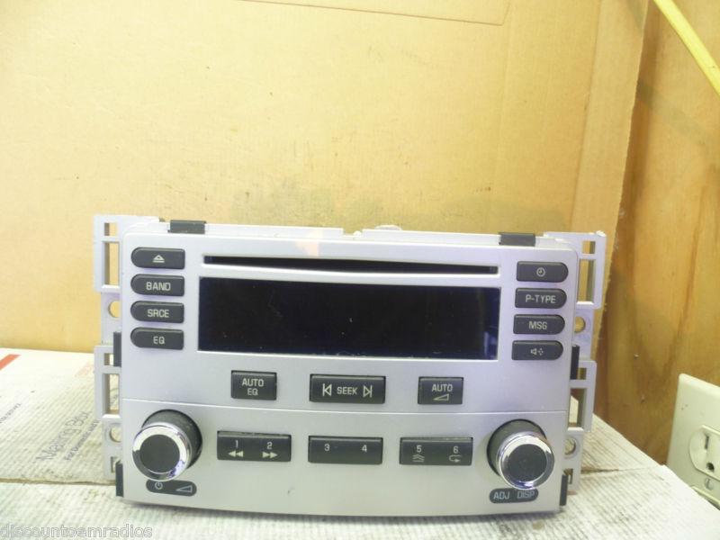 05-06 chevrolet cobalt pursuit radio cd player 15851729 silver *