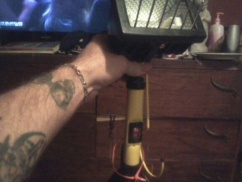 Halogen work lamp flood light 150w prtble with swivel hook for hanging and clamp