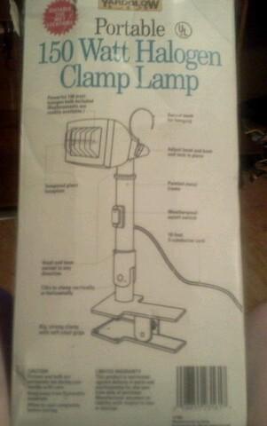 Halogen Work Lamp Flood Light 150w Prtble with swivel hook for hanging and clamp, US $18.00, image 4