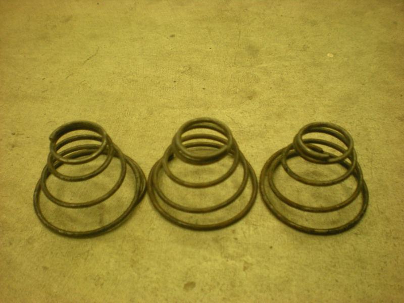 Plymouth inside door window crank handle escutcheon tension springs