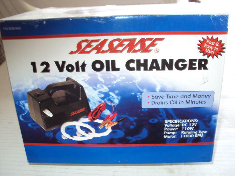 New seasense 12v self contained oil changer 50091450 change oil anywhere! 