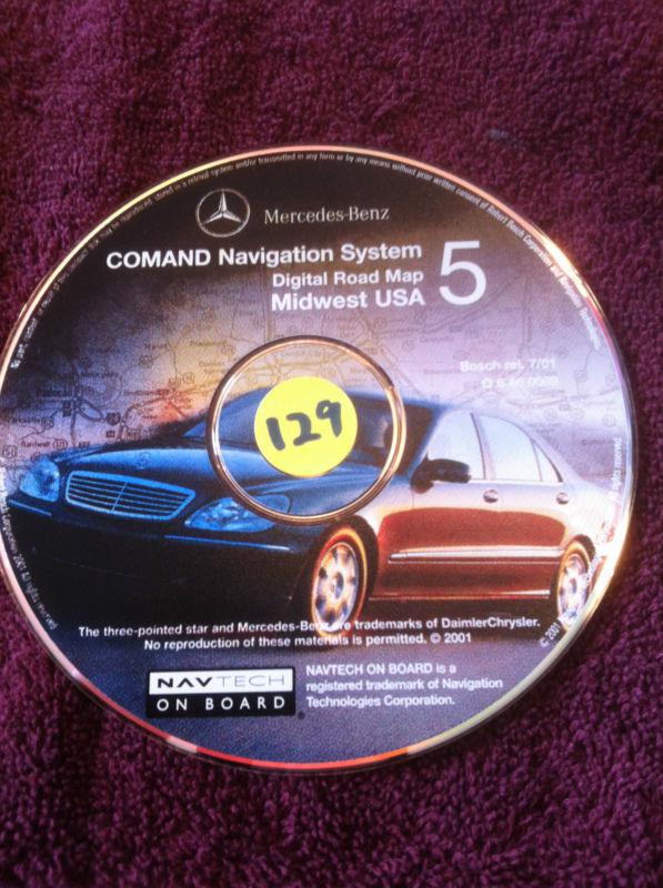 Mercedes navigation cd disc #5 2000,2001,2002 s, clk, e, c, cl, sl | q 6 46 0089
