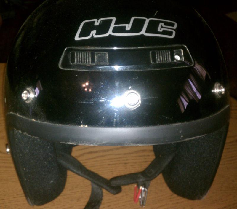 Hjc motorcycle helmet small black head protection