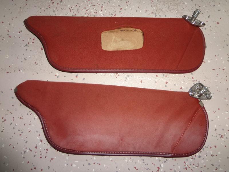 Find OEM Red Sun Visors VW Volkswagen MK1 Rabbit Golf GTi Jetta Westy