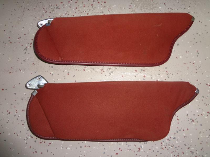Find OEM Red Sun Visors VW Volkswagen MK1 Rabbit Golf GTi Jetta Westy