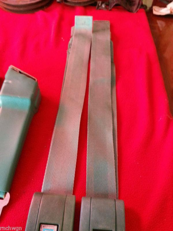 67-72 Chevrolet GMC Pick-up C10-C30 K10-K30 blue-green aqua front seat belt set , US $60.00, image 2
