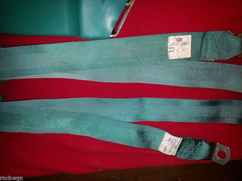 67-72 Chevrolet GMC Pick-up C10-C30 K10-K30 blue-green aqua front seat belt set , US $60.00, image 4