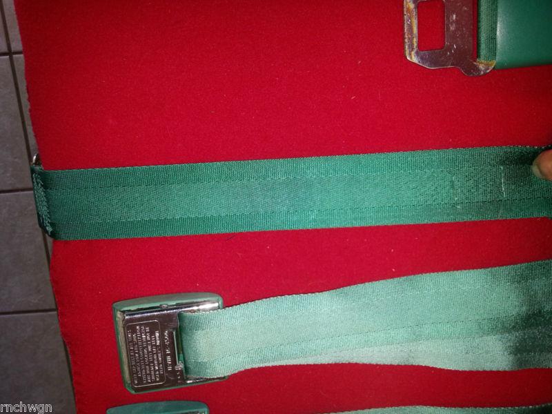 67-72 Chevrolet GMC Pick-up C10-C30 K10-K30 blue-green aqua front seat belt set , US $60.00, image 5