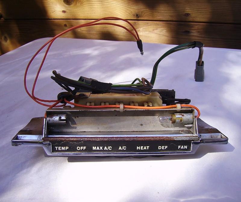 Vintage 1968 dodge charger heater a/c control unit part