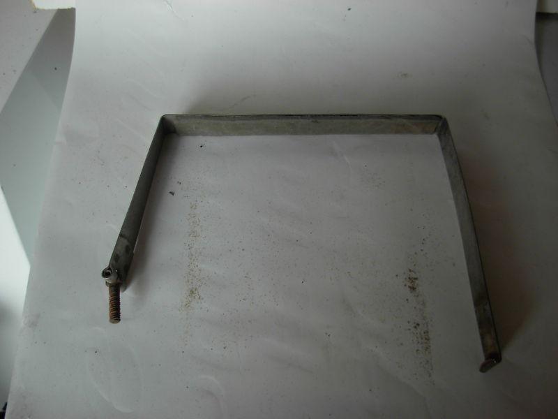 Find HARLEY Chrome Battery Hold Down Strap Used With Mount OEM NR SHINY