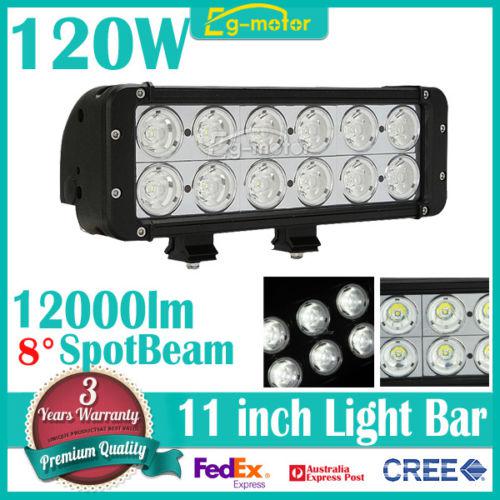 120w spot cree led work light bar driving fog lamp car truck boat suv 4wd 4x4