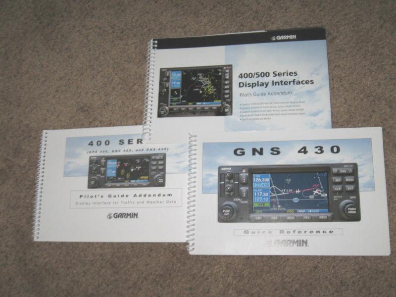 Garmin 400 series 400 gnc 420, gns 430 pilots guides addendum interface 