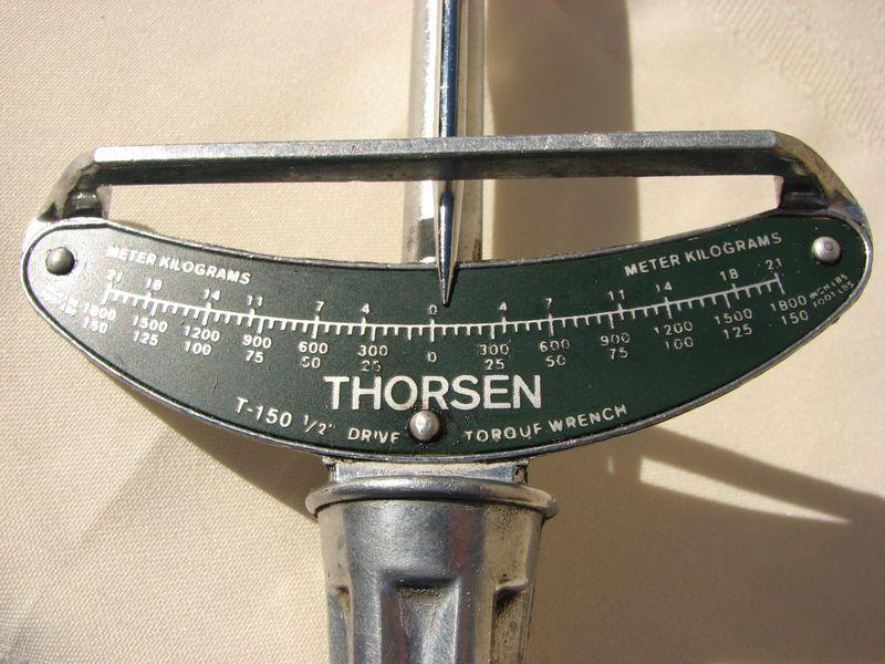 Vintage thorsen torque wrench usa made