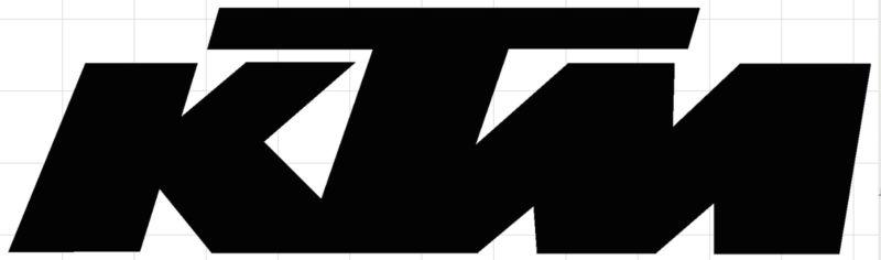 KTM (2) 3.5x 12 Vinyl decals / stickers, US $4.00, image 2