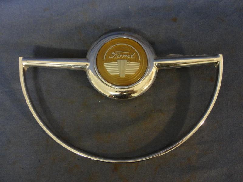 1947 1948 ford steering wheel horn ring -original