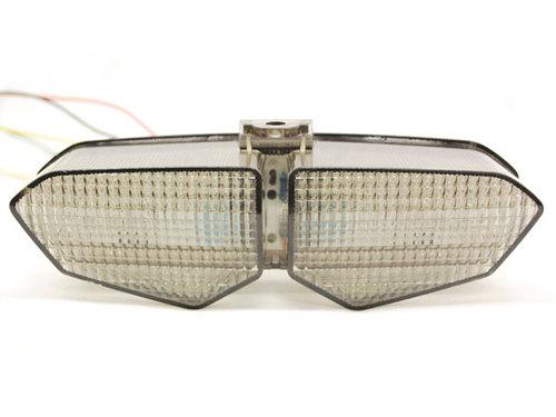 Smoke led tail light with turn signals for 2003-2005 yamaha yzf r6 yzf-r6