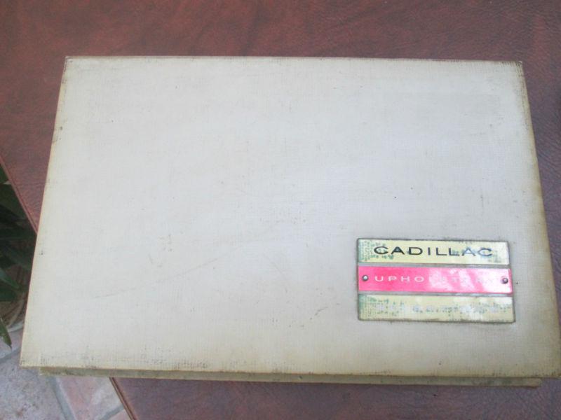1960's -1964 cadillac upholstery selections- original dealer book