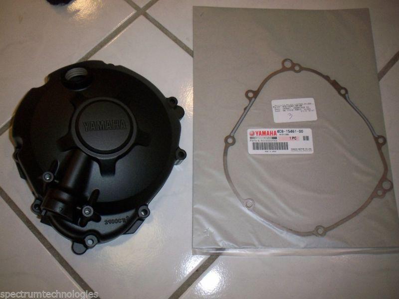New yamaha yzf r1 right side clutch engine cover w/ gasket 06 2006 5vy-15421-10