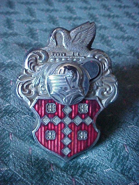 1955-56 packard trunk lock medallion & cover