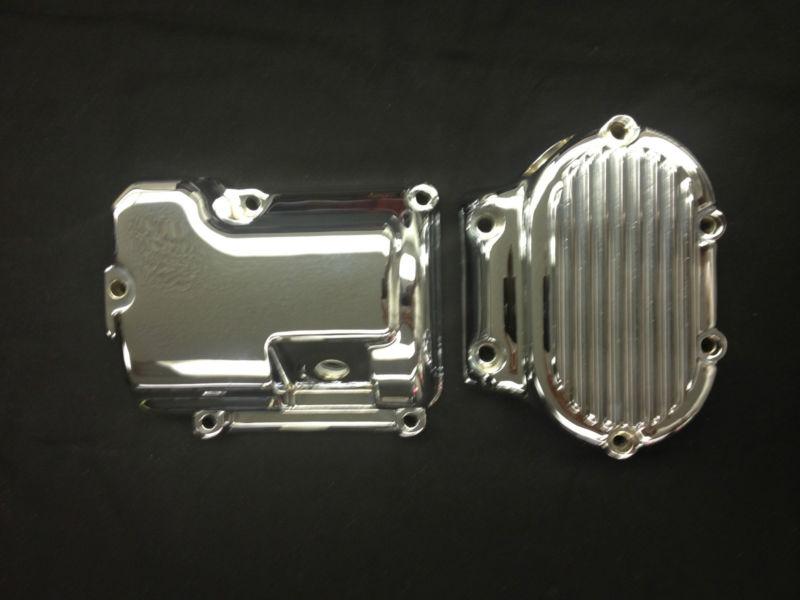 Harley Chrome Softail FatBoy Transmission Covers Top/Side Ribbed Close Out Sale, US $90.00, image 4