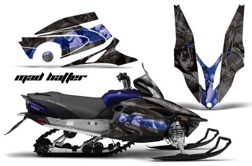 Yamaha vector graphic kit amr racing snowmobile sled wrap decal 12-13 madhatter