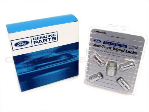 Ford explorer flex taurus ranger wheel locks chrome plated exposed lug nuts oem