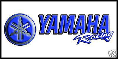 Yamaha racing premium vinyl banner 2' x 4' sign flag poster high quality!!