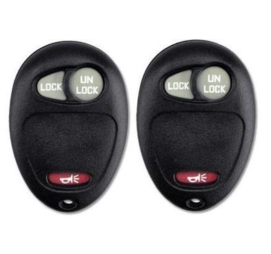 2x buick chevrolet gmc hummer 3 buttons remote shell (no electronic inside)