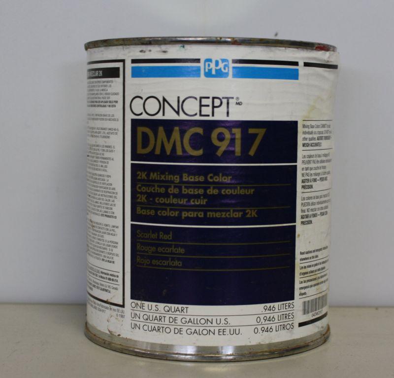 Ppg concept dmc 917 scarlet red 2k mixing base toner paint toner qt